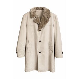 Vintage Haggar Winter Coat | Faux Fur Collar and Lined